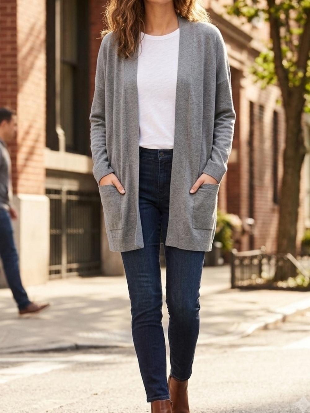 Reitmans Open-Front Pocket Cardigan